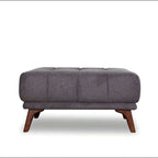 Addison MCM Tufted Square Ottoman (Color & Upholstery Options)