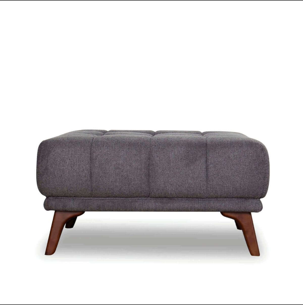 Addison MCM Tufted Square Ottoman (Color & Upholstery Options)