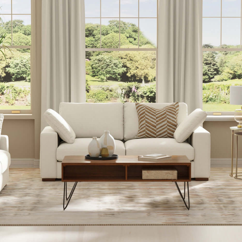 Charlie Deep Seater Loveseat Sofa 78' (2 Colors)