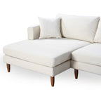 Blake Velvet Upholstered L-Shape Chaise Sofa Sectional 107
