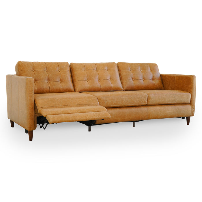 Christopher MCM Leather Power Reclining Sofa 93