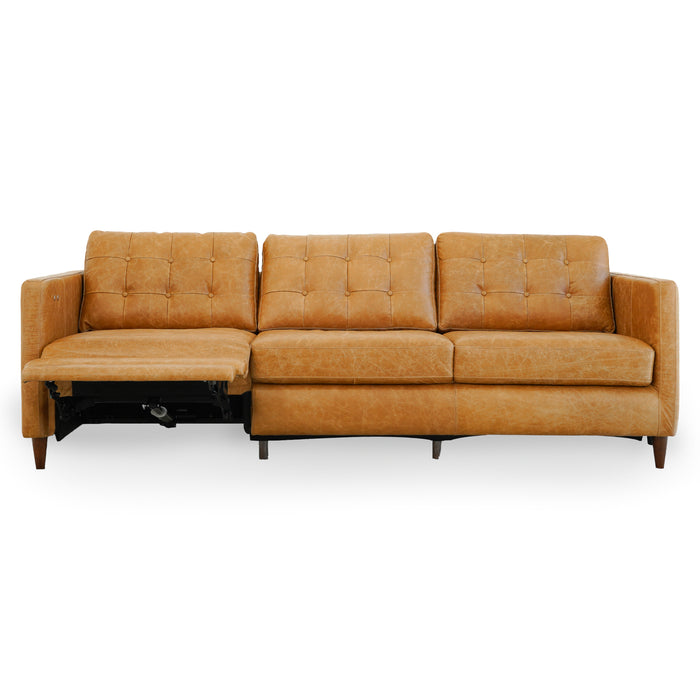 Christopher MCM Leather Power Reclining Sofa 93