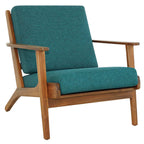 Connor Solid Wood Linen Upholstery Armchair (4 Colors)