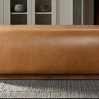 Kelvin Tan Faux Leather Upholstered Bench 47