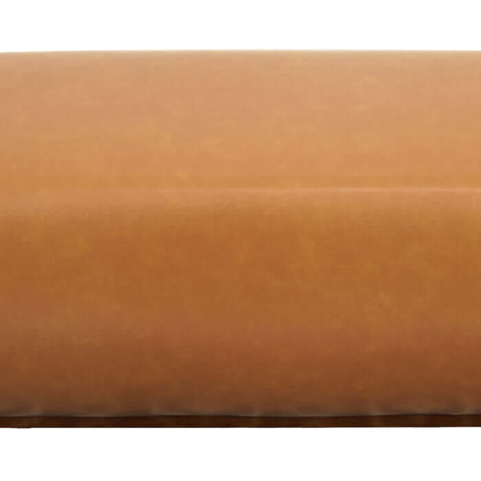 Kelvin Tan Faux Leather Upholstered Bench 47