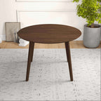 Alina MCM Round Walnut Wood Dining Table 43 (2 Colors)