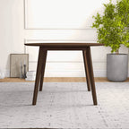 Alina MCM Round Walnut Wood Dining Table 43 (2 Colors)