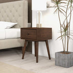 Avery Solid Wood Nightstand with Drawer