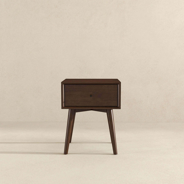 Avery Solid Wood Nightstand with Drawer