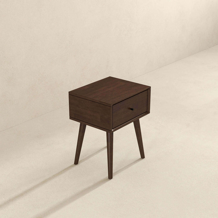Avery Solid Wood Nightstand with Drawer