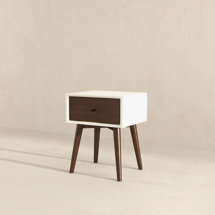 Avery Solid Wood Nightstand with Drawer