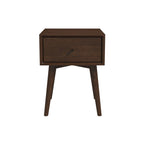 Avery Solid Wood Nightstand with Drawer