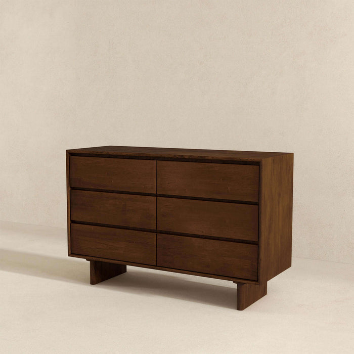 Dubrovnik Walnut Wood Six-Drawer Storage Dresser (47)