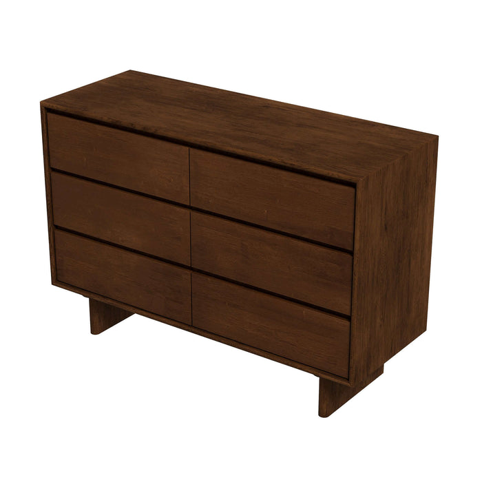 Dubrovnik Walnut Wood Six-Drawer Storage Dresser (47)