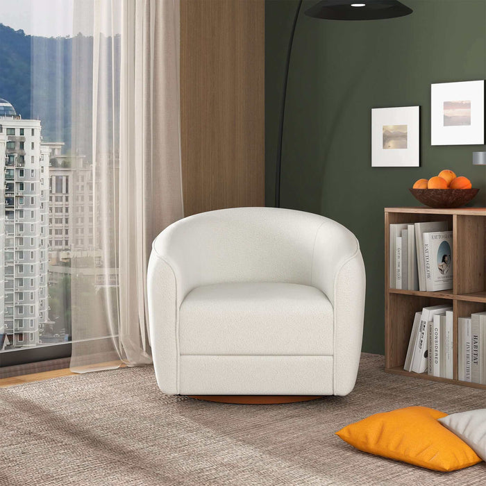 Elise Swivel Barrel Accent Chair