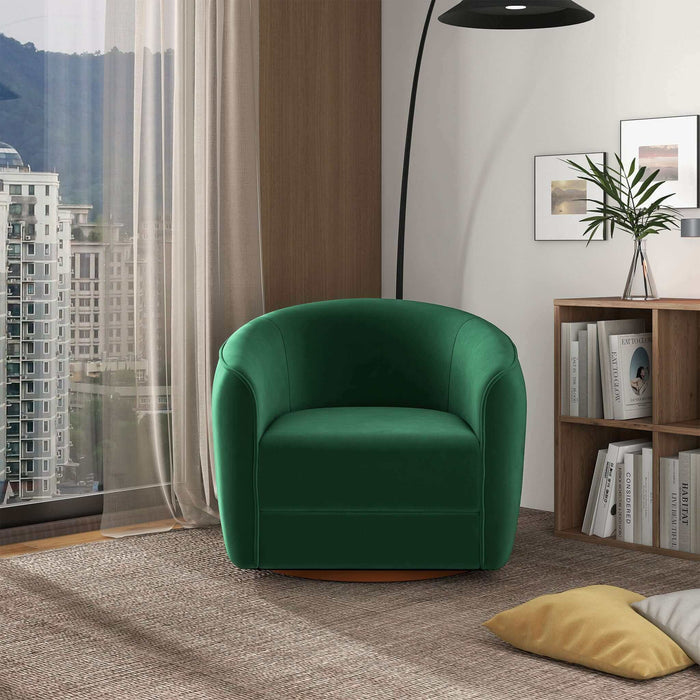 Elise Swivel Barrel Accent Chair