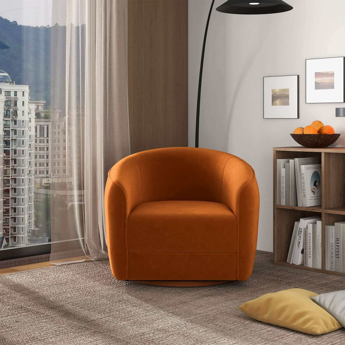 Elise Swivel Barrel Accent Chair