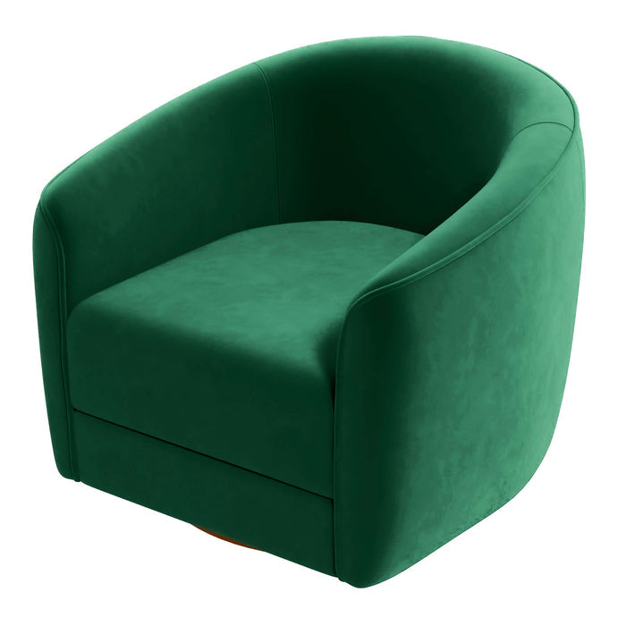 Elise Swivel Barrel Accent Chair