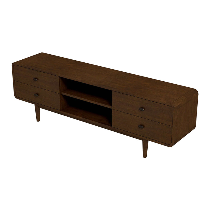 Alexa MCM Solid Wood Media Console TV Stand 71
