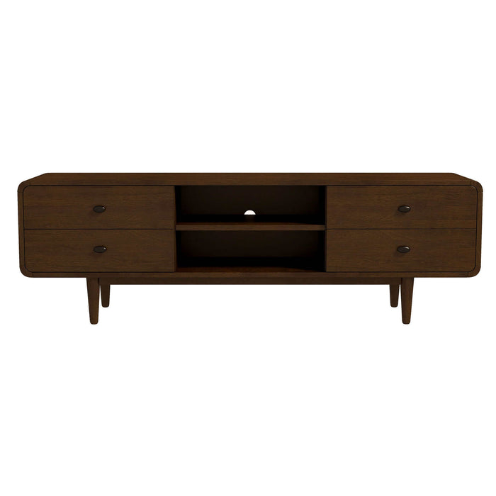 Alexa MCM Solid Wood Media Console TV Stand 71