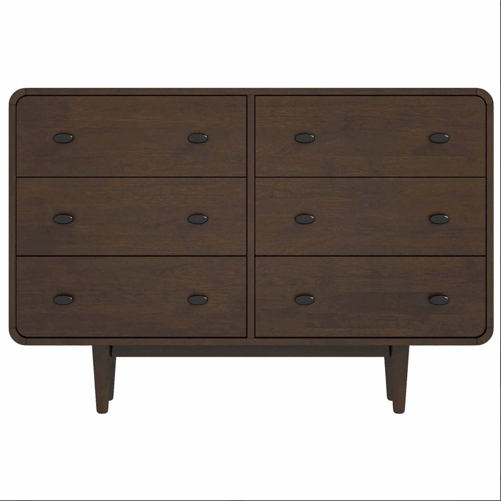Alexa MCM Solid Wood Walnut Storage Dresser (2 Sizes)