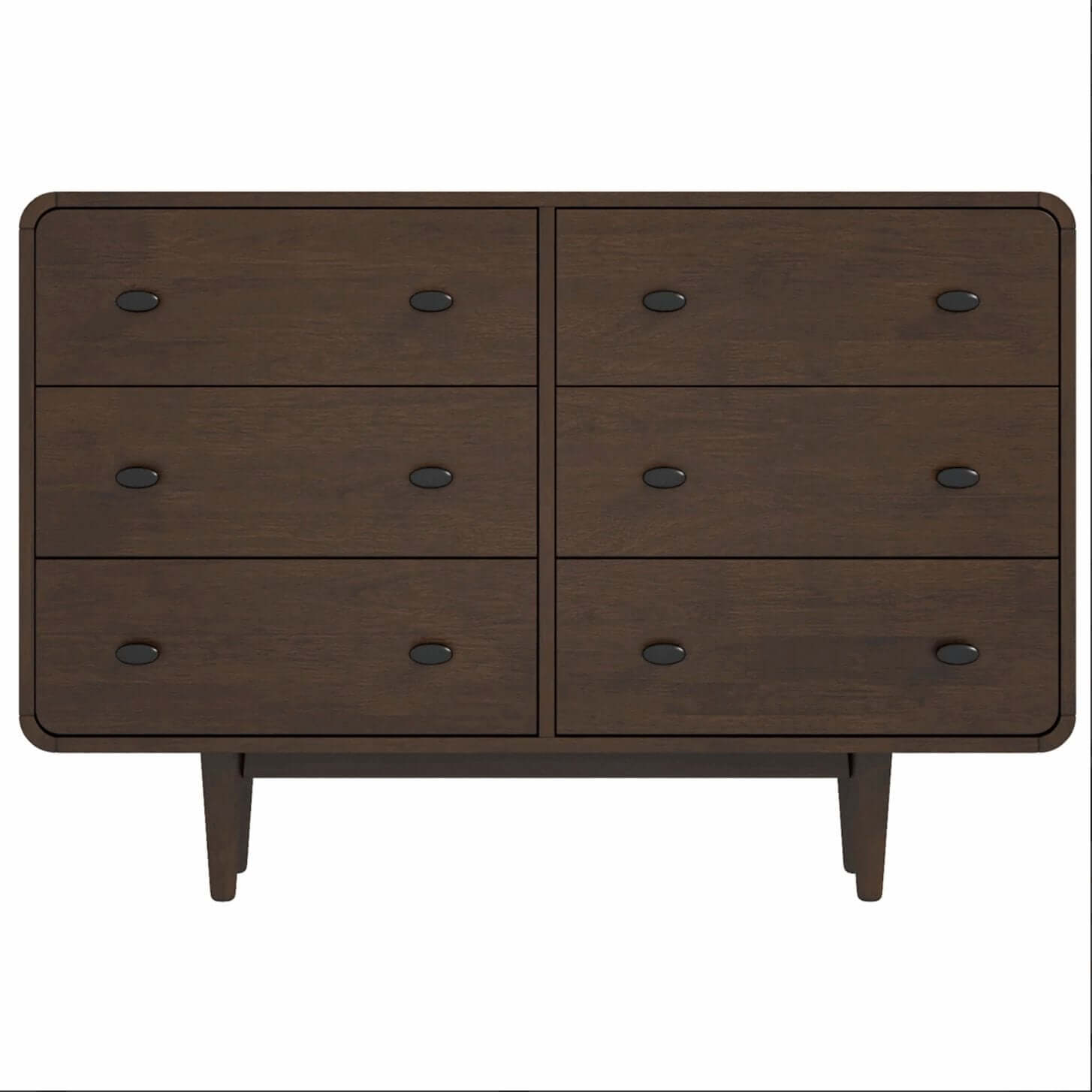 Alexa MCM Solid Wood Walnut Storage Dresser (2 Sizes)