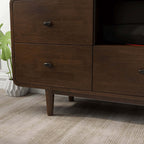 Alexa MCM Solid Wood Media Console TV Stand 71