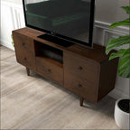 Alexa MCM Solid Wood Media Console TV Stand 71