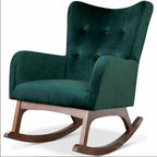 Alistair Tufted Fabric Upholstered Rocking Chair