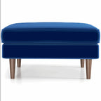 Amber MCM Square Upholstered Ottoman 32