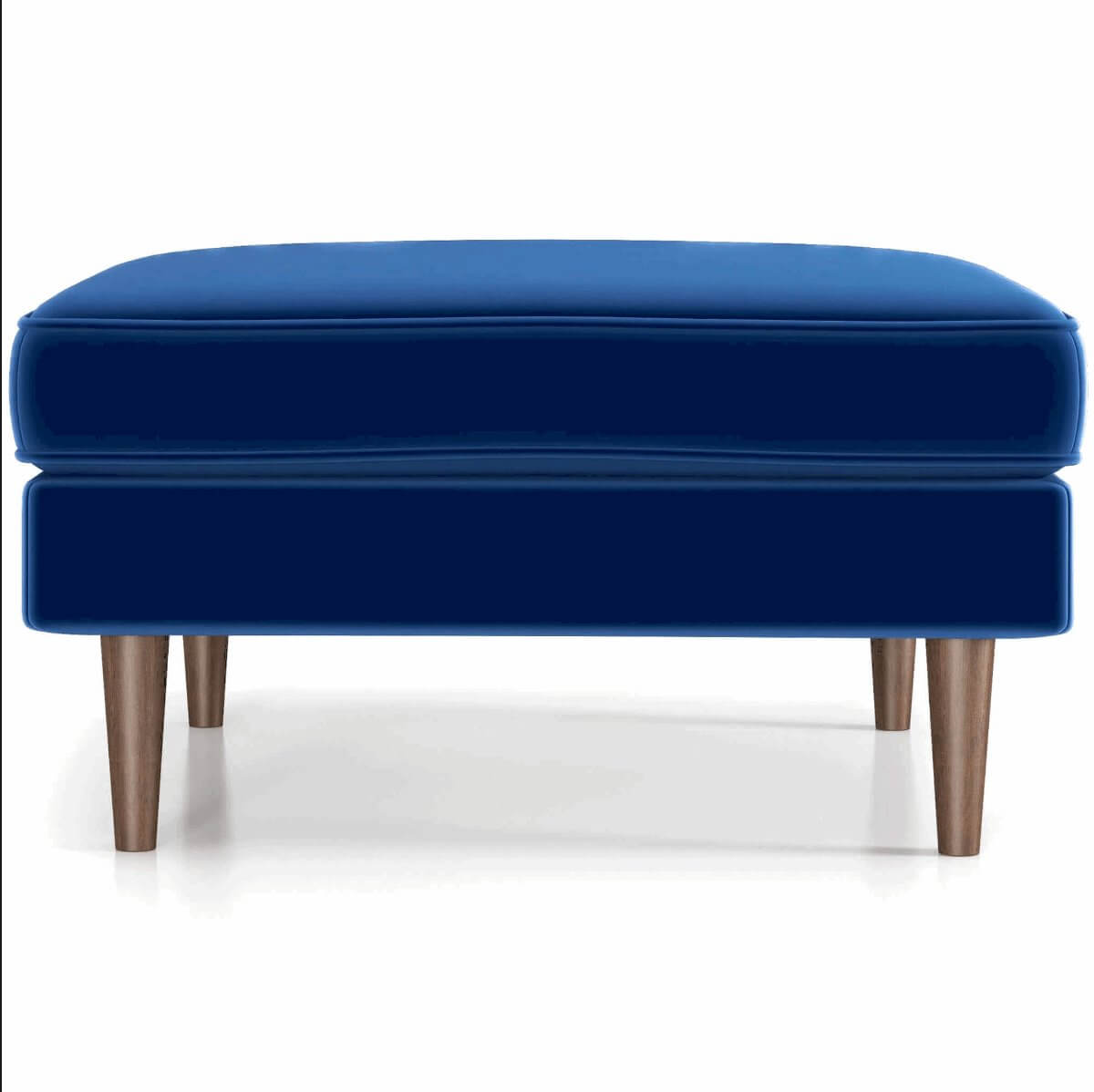 Amber MCM Square Upholstered Ottoman 32