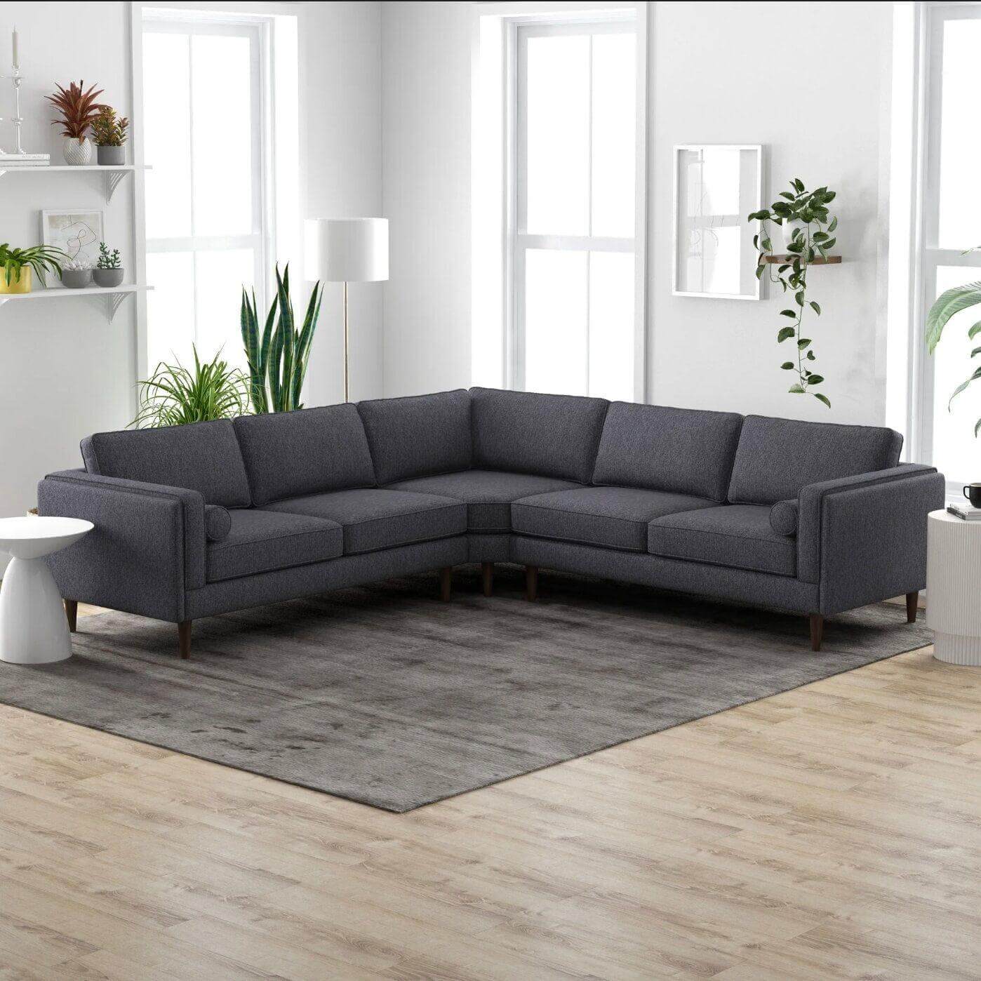Amber MCM Corner Sectional Sofa 103 (5 Colors)