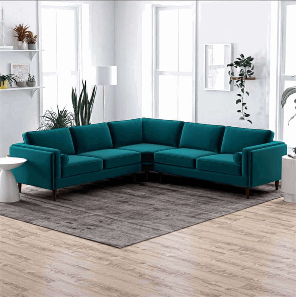 Amber MCM Corner Sectional Sofa 103 (5 Colors)