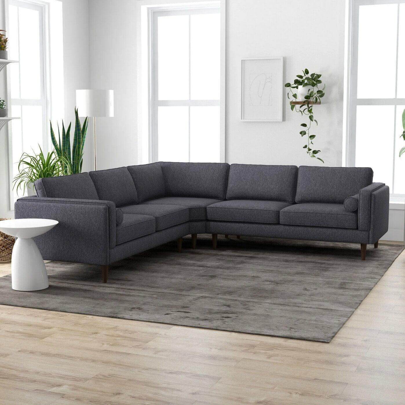 Amber MCM Corner Sectional Sofa 103 (5 Colors)
