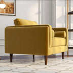 Amber MCM Velvet Accent Lounge Chair