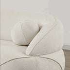 Andrew Modern Curved Boucle Sofa 84 (3 Colors)