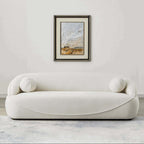 Andrew Modern Curved Boucle Sofa 84 (3 Colors)