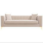 Angelina Midcentury Channel Tufted Sofa 84 (6 Colors)