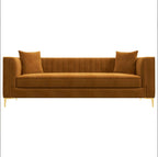 Angelina Midcentury Channel Tufted Sofa 84 (6 Colors)