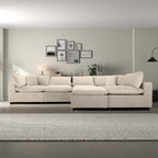 Hayward Velvet Modular Sectional Sofa 6pc (3 Colors)