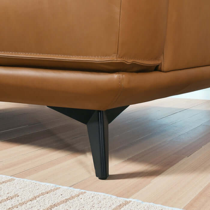 Knox MCM Genuine Leather Sofa 98W