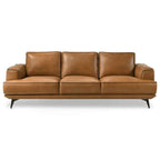 Knox MCM Genuine Leather Sofa 98W