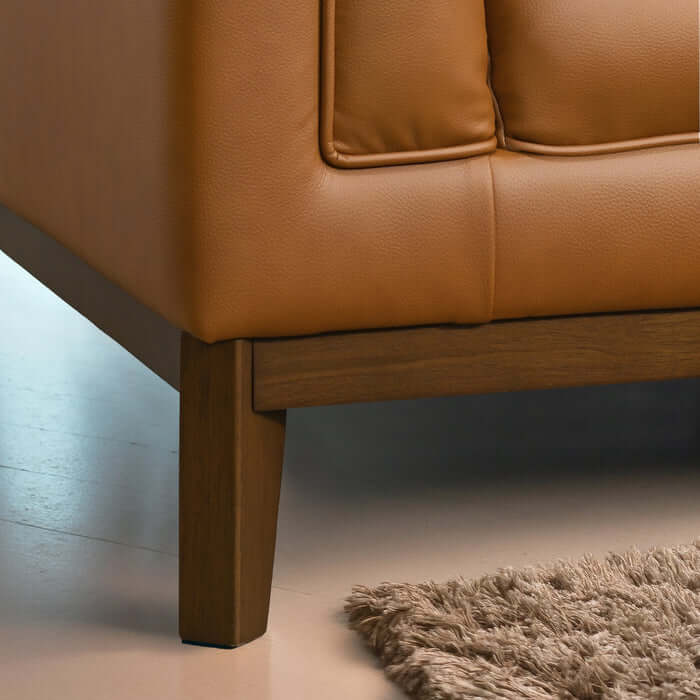 Melissa MCM Tufted PU Leather Sofa 90W