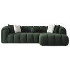 Beatrice Channel Tufted Boucle Right-Facing Chaise Sofa Sectional 115 (3 Colors)
