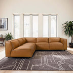 Findlay Vegan Leather Upholstered Corner Sofa Sectional 103