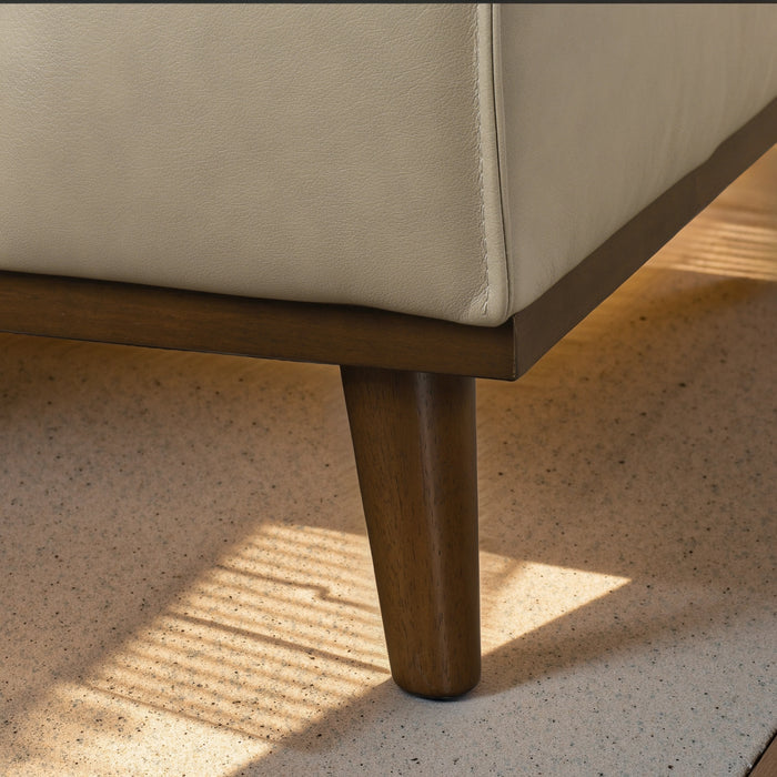 Kerrville Top-Grain Leather Chaise Sofa Sectional (2 Colors)