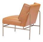 Atlanta Modern Deco Faux Leather Accent Chair