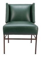 Atlanta Modern Deco Faux Leather Accent Chair