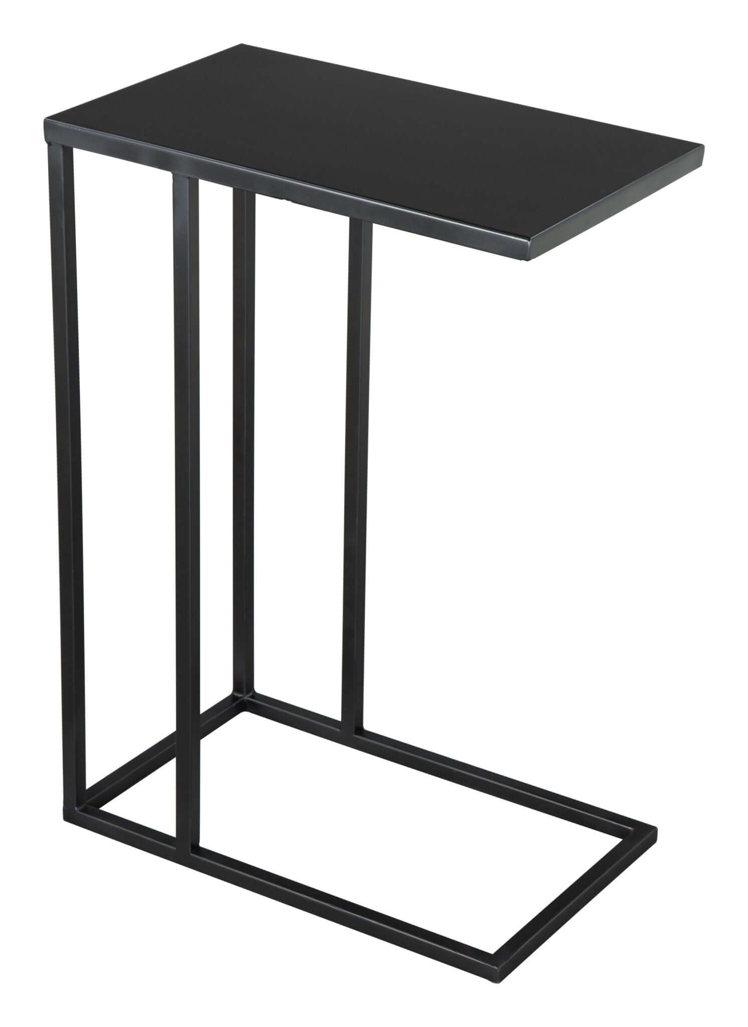 Atom Modern Metal Rectangular Side Table (2 Colors)