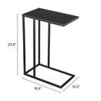 Atom Modern Metal Rectangular Side Table (2 Colors)